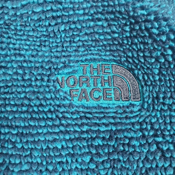 The North Face Osito 2 Fleece Jacket Womens Small Teal Fleece Full Zip Cozy Warm - Picture 4 of 14